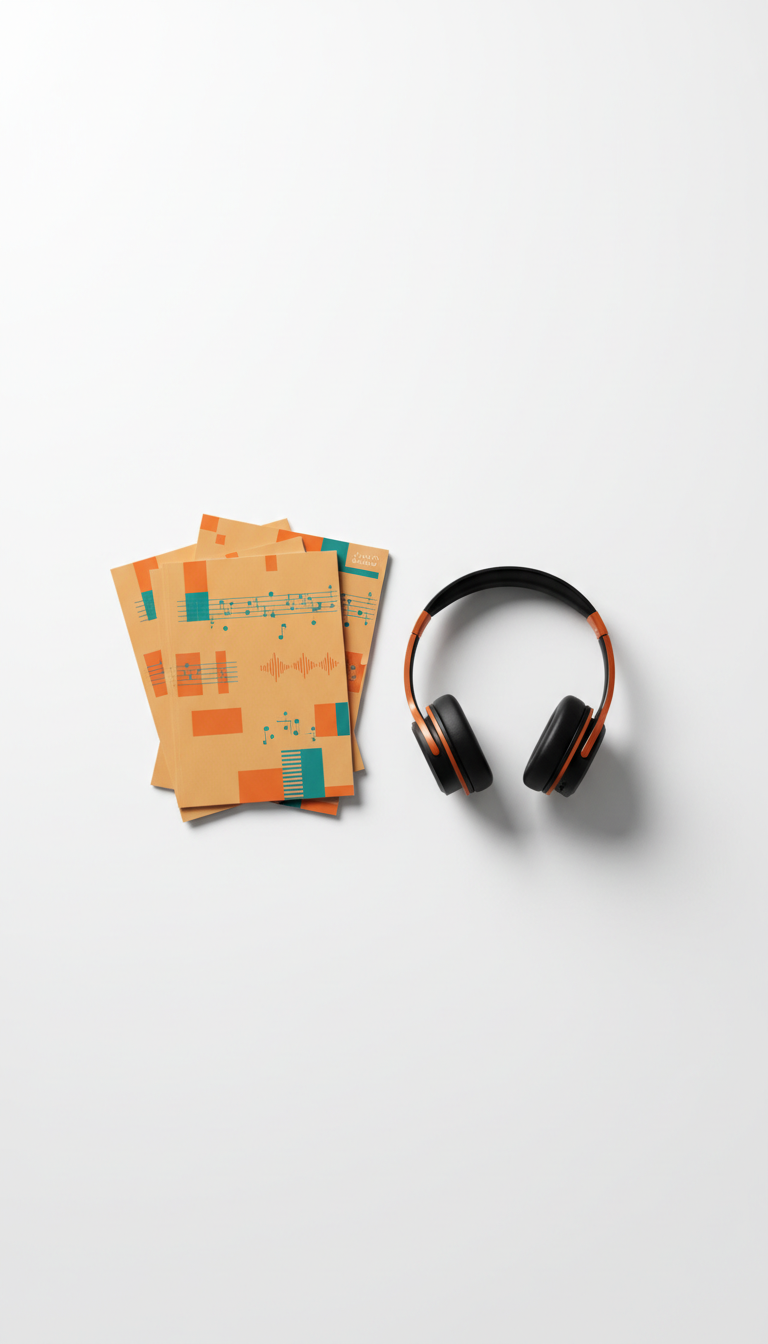 Practice Materials With Branded Headphones